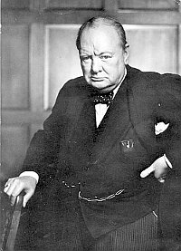 Famoso ritratto di Churchill - © Yousuf Karsh, 1941