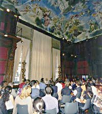 La conferenza di Roma, svoltasi nella prestigiosa sala del Palazzo Doria Pamphili