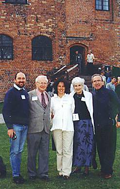 Nyborg (Danimarca): 3° Congresso Mondiale dell’IFA. Claudio Zmarich, Hugo Gregory, Luisella Cocco, Carolyn Gregory e Piero D’Erasmo