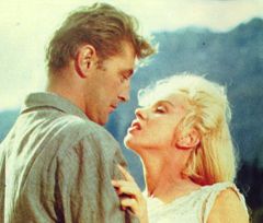 Marilyn Monroe e Robert Mitchum ne “La magnifica preda”